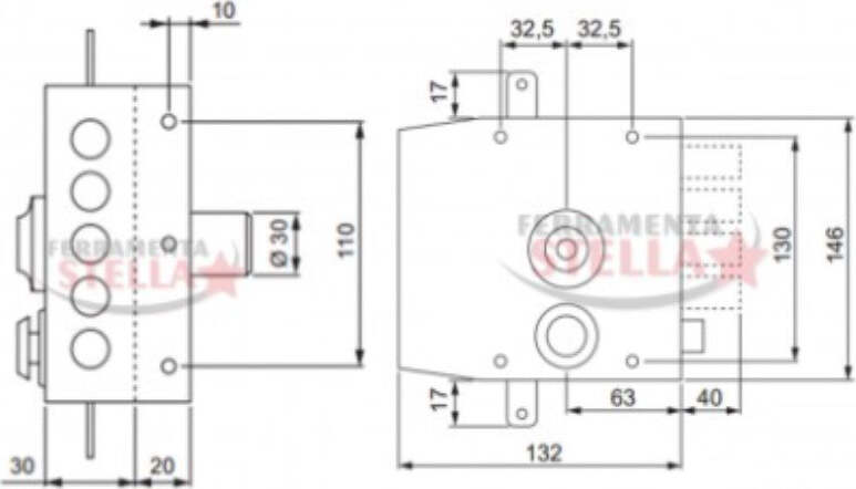 MOTTURA---SERRATURA-DA-APPLICARE-SORVAPPOSTA---TRIPLICE-CON-MEZZO-GIRO---VERNICIATA-E-SENZA-ASTE
