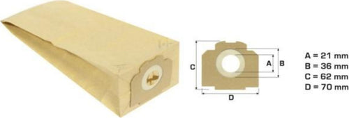 MOULINEX 5 SACCHETTI SCOPA ELETTRICA MODELLO FIDELIO - NS 267 Casa e cucina/Aspirapolvere e pulizia di pavimenti e finestre/Accessori per aspirapolvere/Sacchetti per aspirapolvere/Sacchetti per aspirapolvere verticale Rossi Ricambi - Venetico Marina, Commerciovirtuoso.it