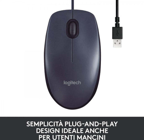 mouse-a-filo-usb-logitech-nero