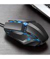 Mouse Da Gioco Cablato Ergonomico 800/1200/1600 Dpi Con Retroilluminazione Dja88