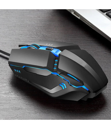 Mouse Da Gioco Cablato Ergonomico 800/1200/1600 Dpi Con Retroilluminazione Dja88
