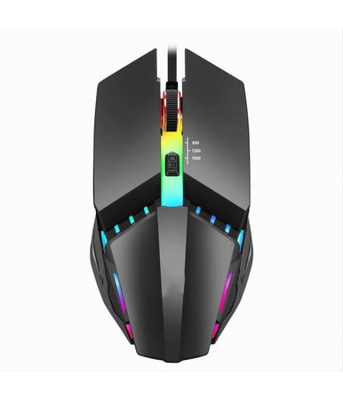 Mouse Da Gioco Cablato Ergonomico 800/1200/1600 Dpi Con Retroilluminazione Dja88