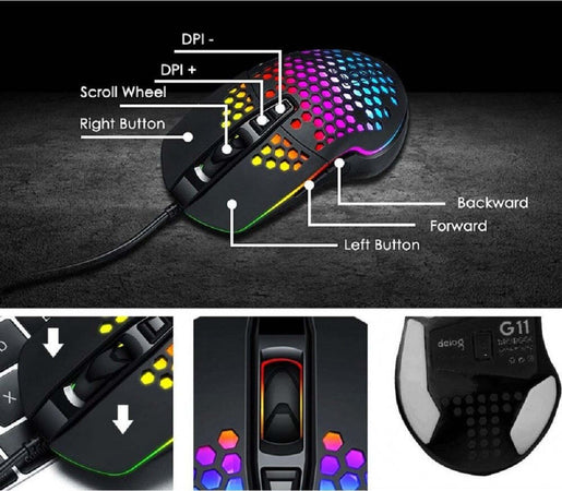 Mouse Da Gioco Cablato Usb Macro Definition 7 Tasti Programmabile Luce Rgb Qm1 Elettronica/Informatica/Accessori/Tastiere Mouse e periferiche di input/Mouse Trade Shop italia - Napoli, Commerciovirtuoso.it