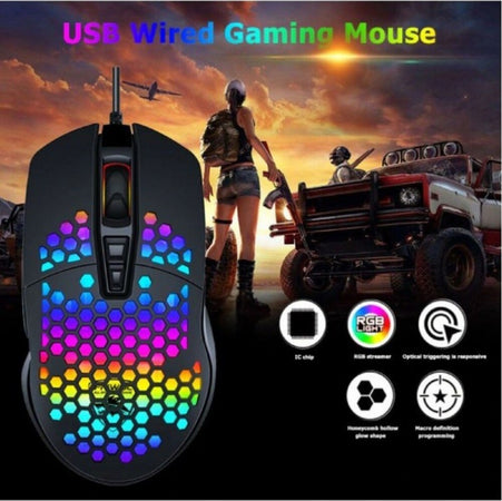 Mouse Da Gioco Cablato Usb Macro Definition 7 Tasti Programmabile Luce Rgb Qm1 Elettronica/Informatica/Accessori/Tastiere Mouse e periferiche di input/Mouse Trade Shop italia - Napoli, Commerciovirtuoso.it