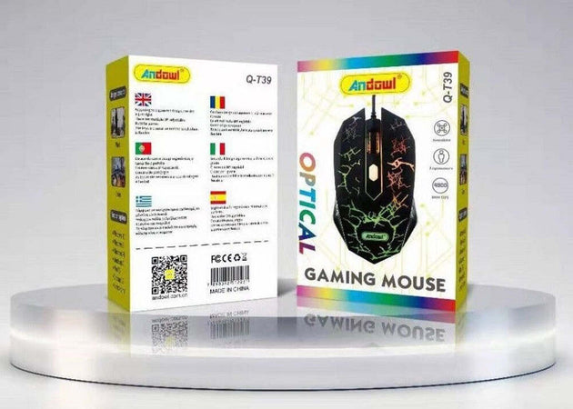 Mouse Gaming Da Gioco Q-t39 Cablato Usb Led 4200dpi Ad Alte Prestazioni Velocit? Elettronica/Informatica/Accessori/Tastiere Mouse e periferiche di input/Mouse Trade Shop italia - Napoli, Commerciovirtuoso.it