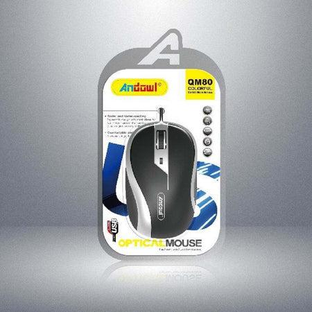 Mouse Ottico Con Cavo Usb Silenzioso Cablato Per Computer Pc Notebook Qm80 Elettronica/Informatica/Accessori/Tastiere Mouse e periferiche di input/Mouse Trade Shop italia - Napoli, Commerciovirtuoso.it