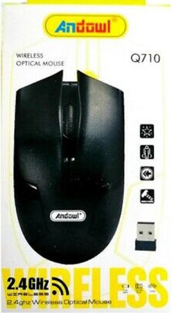 Mouse Ottico Wireless Q710 Senza Fili Usb Per Notebook Pc Computer 1200dpi 2,4ghz Elettronica/Informatica/Accessori/Tastiere Mouse e periferiche di input/Mouse Trade Shop italia - Napoli, Commerciovirtuoso.it