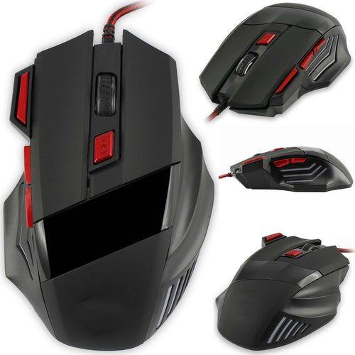 Mouse Professionale Gaming 3200 Dpi 7 Tasti Usb Ottico Laptop Videogiochi Q-802 Elettronica/Informatica/Accessori/Tastiere Mouse e periferiche di input/Mouse Trade Shop italia - Napoli, Commerciovirtuoso.it