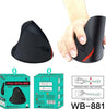 Mouse-Verticale-Wireless-Ergonomico-Polso-Gomito-Tennista-Tunnel-Carpale-6-Tasti