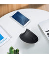 Mouse Verticale Wireless Senza Fili Impugnatura Verticale Design Ergonomico Nero