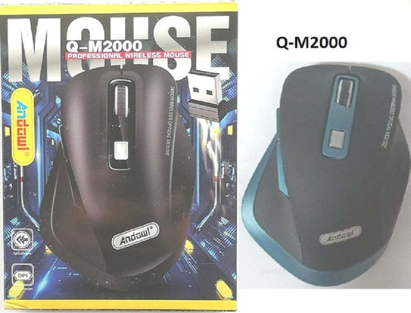Mouse Wireless Ottico Professionale Ergonomico 2400dpi Dongle Usb Per Pc Q-m2000 Elettronica/Informatica/Accessori/Tastiere Mouse e periferiche di input/Mouse Trade Shop italia - Napoli, Commerciovirtuoso.it