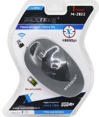 Mouse Wireless Senza Filo 4000dpi Ricaricabile 10mt Raggio Portata Per Pc M-z022 Informatica e Videogiochi > Accessori PC > Mouse e Tastiere PC Trade Shop italia - Napoli, Commerciovirtuoso.it