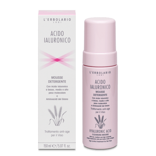 Mousse Detergente Viso Acido Ialuronico