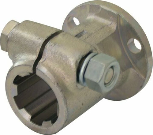 Mozzo scanalato Ø 68mm con profilo interno 13/8 con flangia e lunghezza 80mm