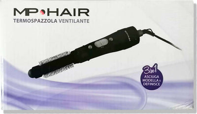 Mp-Hair-Termo-Spazzola-Professionale-Con-Testine-Effetto-Ondulato-E-Tastina-Effetto-Riccio