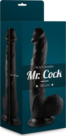 Mr. Cock Black Mamba 39 Cm Black Fallo Realistico Gigante Nero Con Ventosa Dildo Realistico Nero Salute e cura della persona/Erotismo e contraccezione/Sex toys/Dildo/Dildo realistici Kondorama - Martinsicuro, Commerciovirtuoso.it