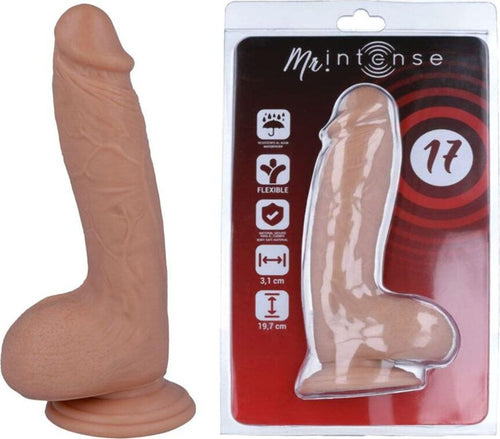 Mr Intense 17 Pene Realistico in PVC e Gomma con Testicoli e Ventosa 19,7 X 3,1cm Salute e cura della persona/Erotismo e contraccezione/Sex toys/Dildo/Dildo realistici Kondorama - Martinsicuro, Commerciovirtuoso.it