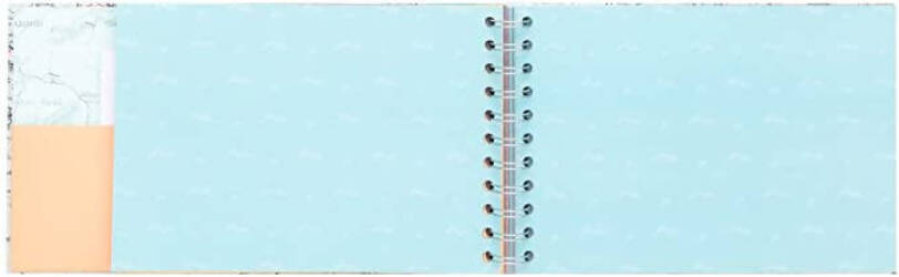 Mr-Wonderful Album Foto Viaggi Con Scritta " Contiene Momenti Da Ricordare per Sempre " Album Ricordi Fotografici a Tema Di Viaggio Con 64 Pagine Con 8 Fogli Di Adesivi Stickers