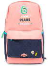 Mr Wonderful Set Zaino Rosa Scuola + Astuccio Triplo Tre Scomparti Set Scuola Rosa E Blu Good Plans Inside E Idea Geniale Set Scuola Completo Mr-Wanderful