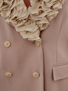 Lardini Giacca Doppiopetto Con Rouches da donna