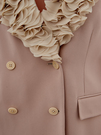 Lardini Giacca Doppiopetto Con Rouches da donna