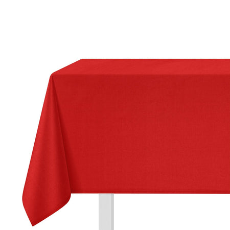 Tovaglia in cotone tinta unita per tavolo di Natale 140 x 240 cm