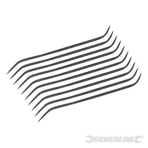 Set lime spatole ad ago punta per intagli precisi pulizia zone piccole Silverline 10pz Silverline