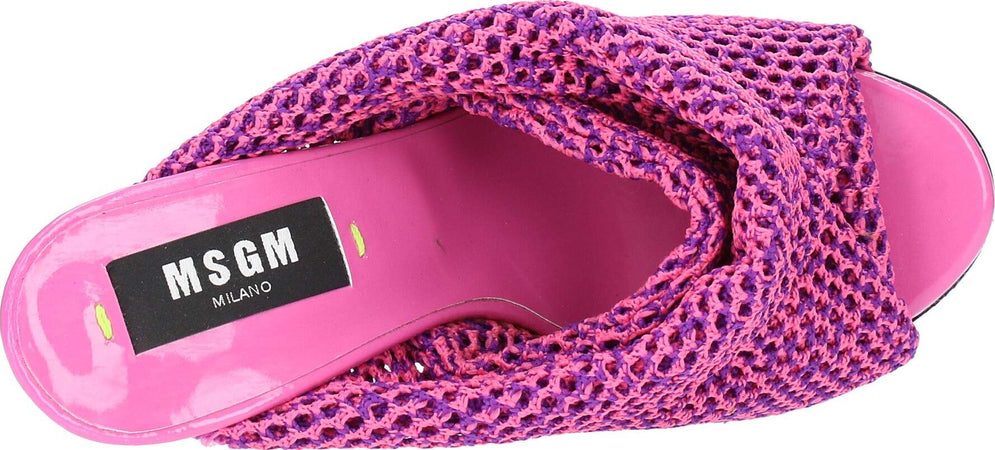 MSGM-Sandali-Fucsia-da-donna
