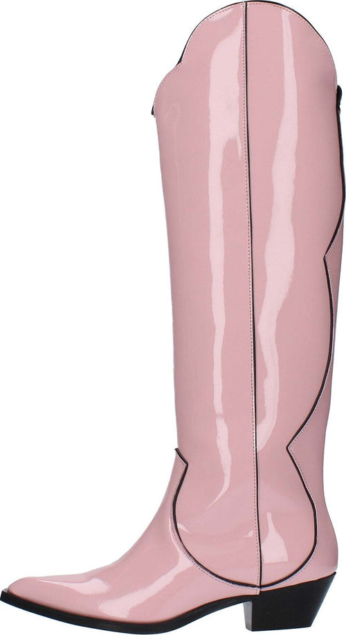 MSGM-Stivali-Rosa-da-donna