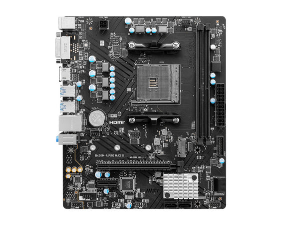 MSI B450M-A PRO MAX II scheda madre AMD B450 Socket AM4 micro ATX