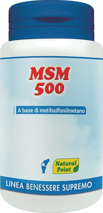 MSM-500-integratore-alimentare-100-capsule-vegetali-Natural-Point