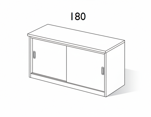 Top in nobilitato per sopralzo L180x35x2h