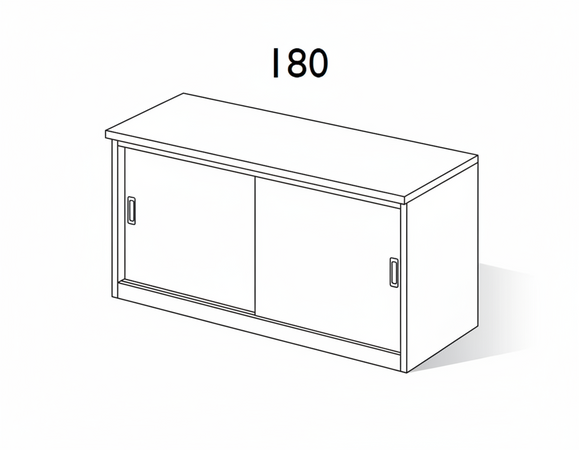 Top in nobilitato per sopralzo L180x35x2h