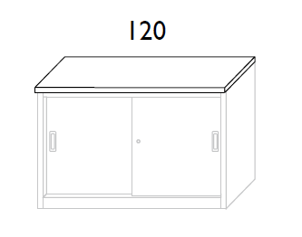 Top in nobilitato per sopralzo L120x60x2h