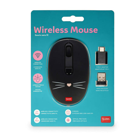 Mouse Wireless con Ricevitore USB Kitty