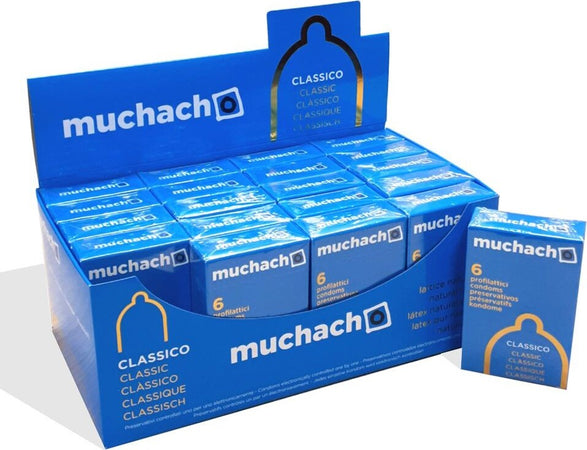 Muchacho-Classico-Profilattici-Preservativi-Trasparenti-Misura-Normale-Senza-Aroma-20-confezioni-da-6-pz