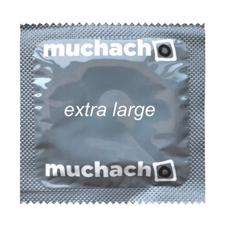 MUCHACHO XL PROFILATTICI PRESERVATIVI TRASPARENTI MISURA GRANDE SENZA AROMA 6x4