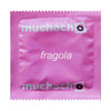 Preservativi Muchacho aromatizzati alla fragola colore rosa diametro comodo 54 mm x 4 astucci da 6 pz