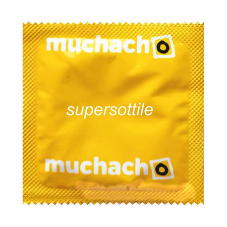 MUCHACHO SUPERSOTTILE PROFILATTICI PRESERVATIVI TRASPARENTI SOTTILI SENZA AROMA 6x4