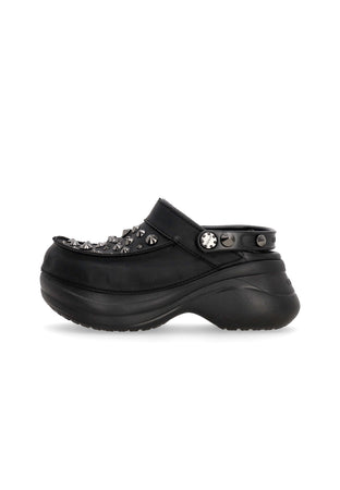 CROCS Mule Donna W Bae Studded Clog Black da donna