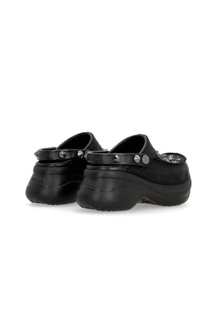 CROCS Mule Donna W Bae Studded Clog Black da donna
