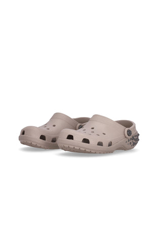 CROCS Mule Donna W Classic Studded Clog Taupe da donna