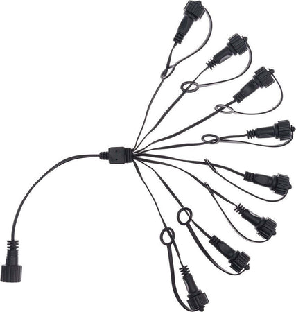 Multi connettore LFA, 8 uscite, cavo verde per cascate e decorazioni luminose a 24V Casa e cucina/Decorazioni per interni/Addobbi e decorazioni per ricorrenze/Decorazioni natalizie/Luci natalizie/Catene luminose per interni MagiediNatale.it - Altamura, Commerciovirtuoso.it