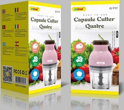 Multi Cutter Tritatutto Multifunzionale 200 Watt Con Contenitore Da 300 Ml Q-t37 Casa e cucina/Elettrodomestici per la cucina/Robot da cucina frullatori e impastatrici/Frullatori/Tritatutto e mini frullatori Trade Shop italia - Napoli, Commerciovirtuoso.it