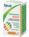 Multi Vitaminico 30 compresse Integratore Alimentare di Vitamine e Sali Minerali Vitamina B2, B6 e B12 Teva
