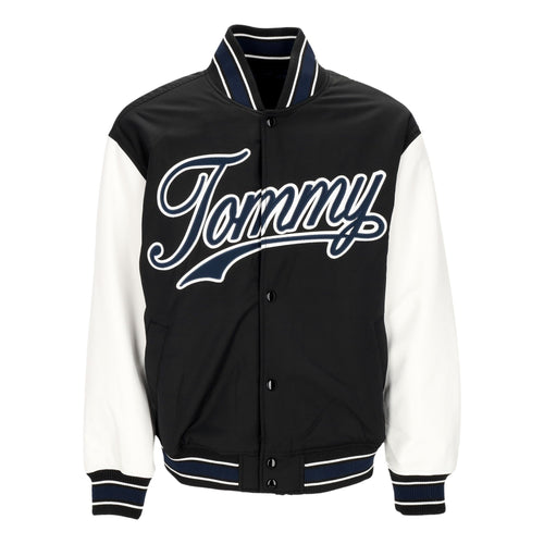 Tommy Hilfiger Giubbotto College Uomo Letterman Jacket Ext Black/multi da uomo