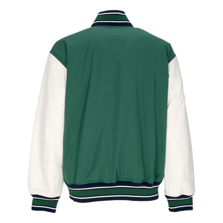 Tommy Hilfiger Giubbotto College Uomo Letterman Jacket Ext Court Green/multi da uomo