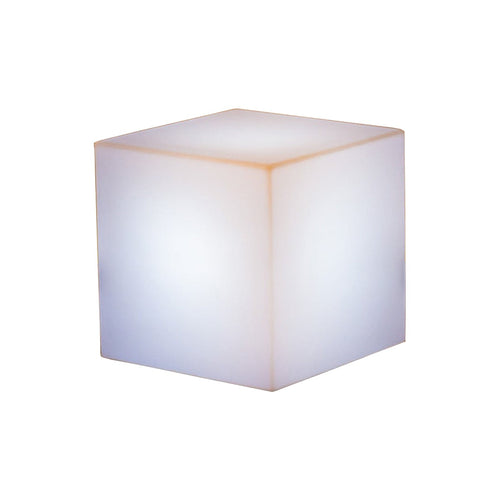 Tavolino da giardino luminoso YouCube Bright quadrato con led decorazione Made in Italy