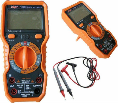 Multimetro Digitale Tester Professionale Volt Ampere Farad Ohm Puntali Vc99 Casa, arredamento e bricolage > Bricolage e fai da te > Multimetri Trade Shop italia - Napoli, Commerciovirtuoso.it