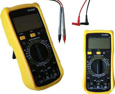 Multimetro Digitale Tester Professionale Volt Ampere Ohm Farad Puntali Vc890d Casa, arredamento e bricolage > Bricolage e fai da te > Multimetri Trade Shop italia - Napoli, Commerciovirtuoso.it